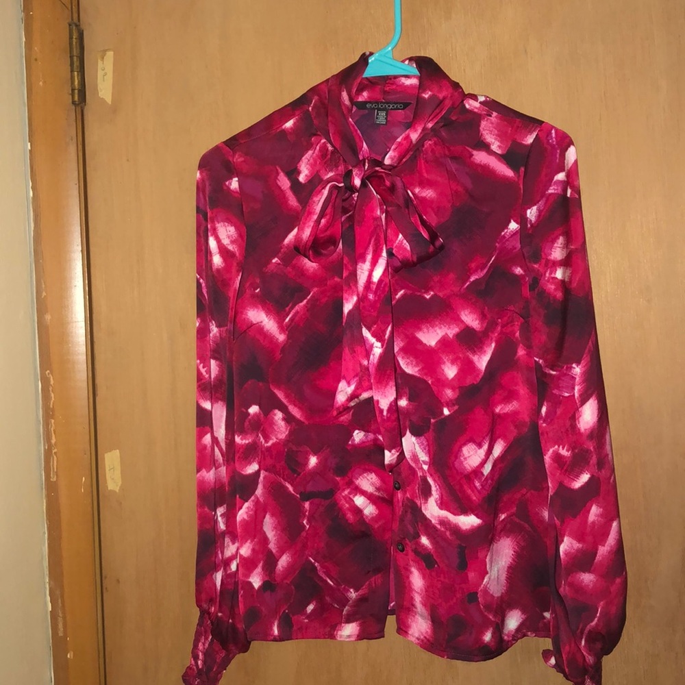 Red Floral print